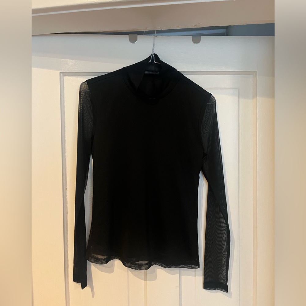 NWT Vero Moda high neck mesh shirt